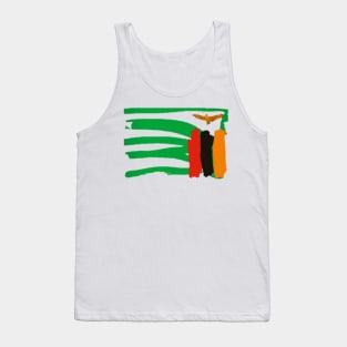 Ravaged Zambian Flag Tank Top